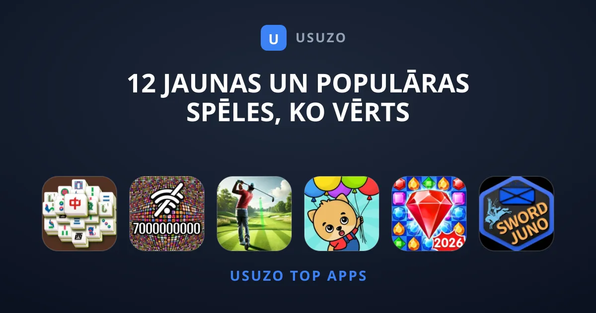 12 Jaunas un Populāras Spēles, Ko Vērts Lejupielādēt