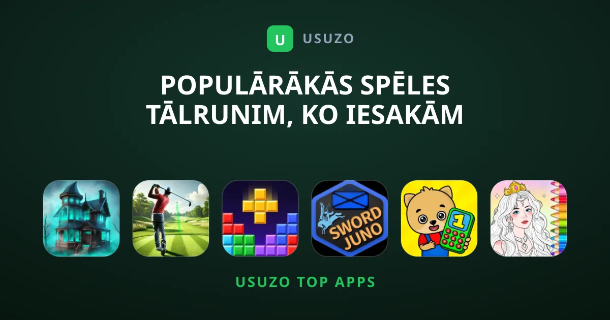 Populārākās Spēles Tālrunim, Ko Iesakām Uzspēlēt Jau Tagad